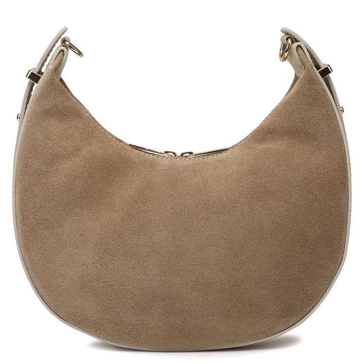 

Сумка-багет женская Diva`s Bag R2362 серо-бежевая, Бежевый, R2362