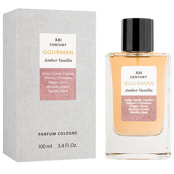 Одеколон Парфюмерия XXI века Parfum Cologne Gourman Amber Vanilla 100 мл одеколон hermes eau de citron noir eau de cologne spray 100 мл