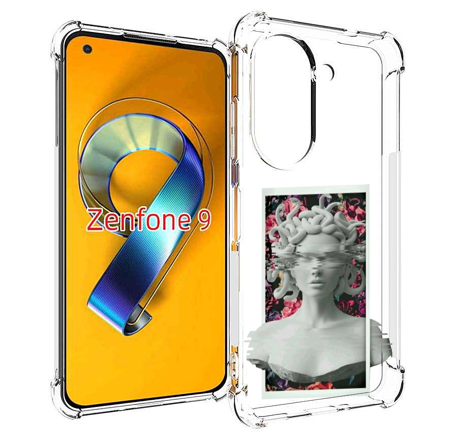 

Чехол MyPads статуя-медузы для Asus Zenfone 9 (AI2202), Прозрачный, Tocco