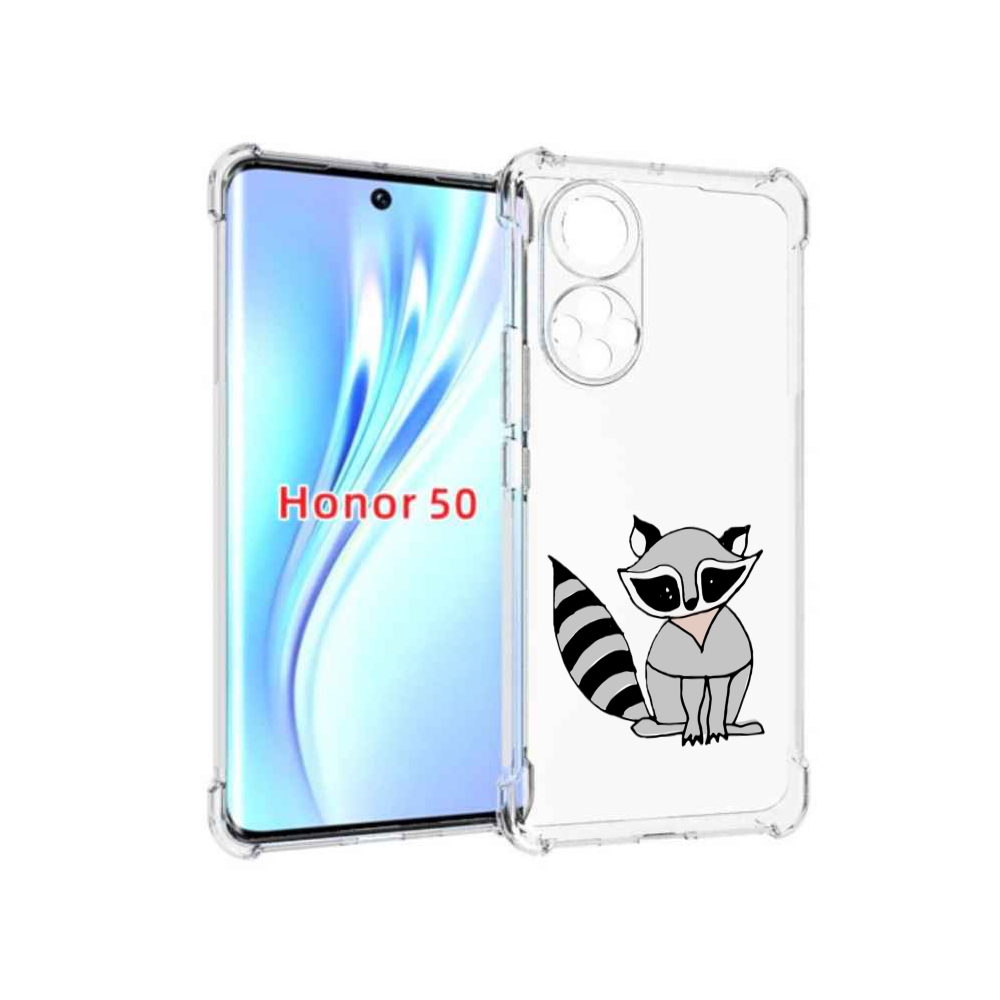 

Чехол бампер MyPads Енотик для Honor 50, Прозрачный, Tocco