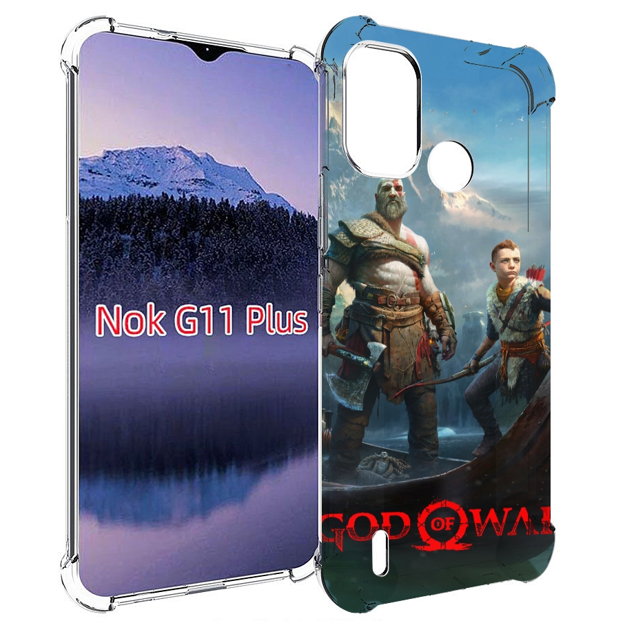 

Чехол MyPads God Of War Кратос Атрей для Nokia G11 Plus, Прозрачный, Tocco