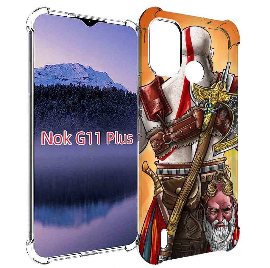 

Чехол MyPads God of War для Nokia G11 Plus, Прозрачный, Tocco