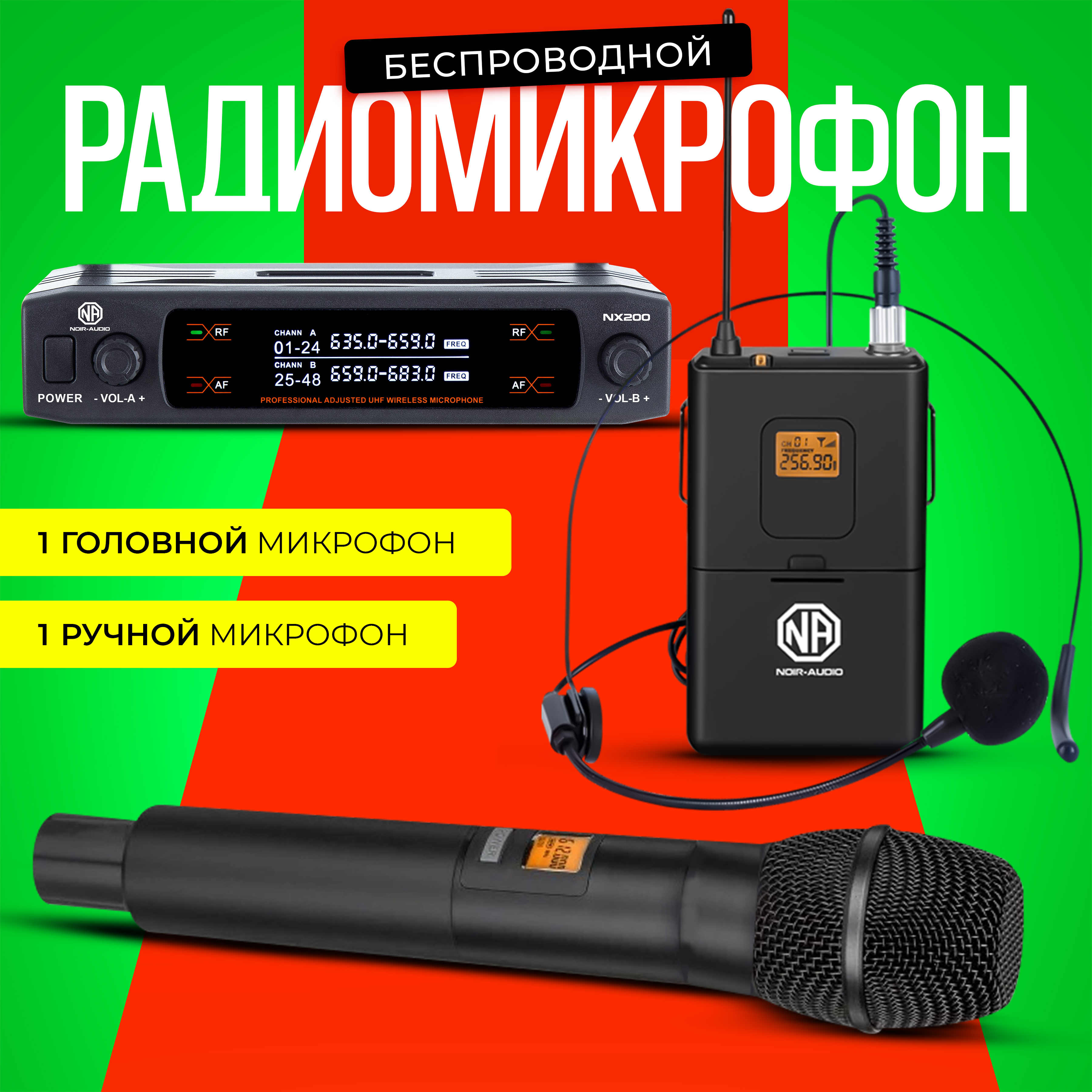 

Радиосистема NOIR-audio NX 200 Handheld/Bodypack, NX 200 Handheld/Bodypack