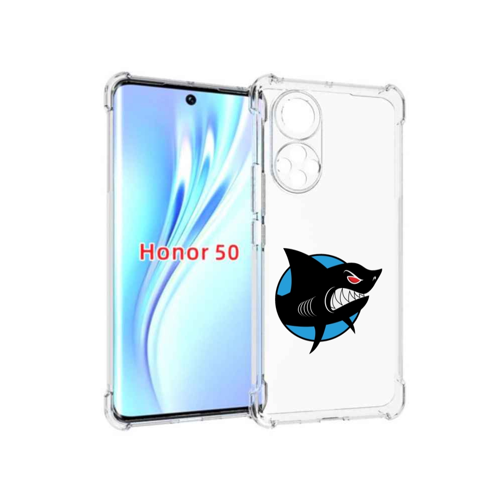 

Чехол бампер MyPads Злая-акула для Honor 50, Прозрачный, Tocco