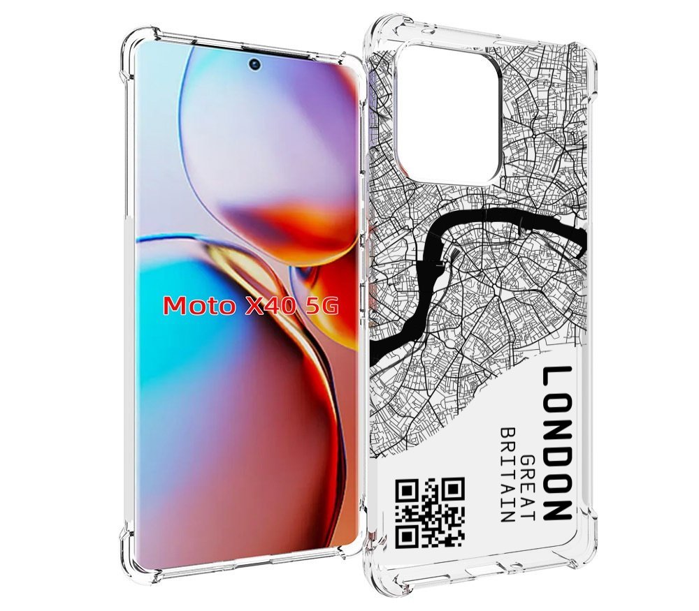 

Чехол MyPads схема-лондон для Motorola Moto X40, Прозрачный, Tocco