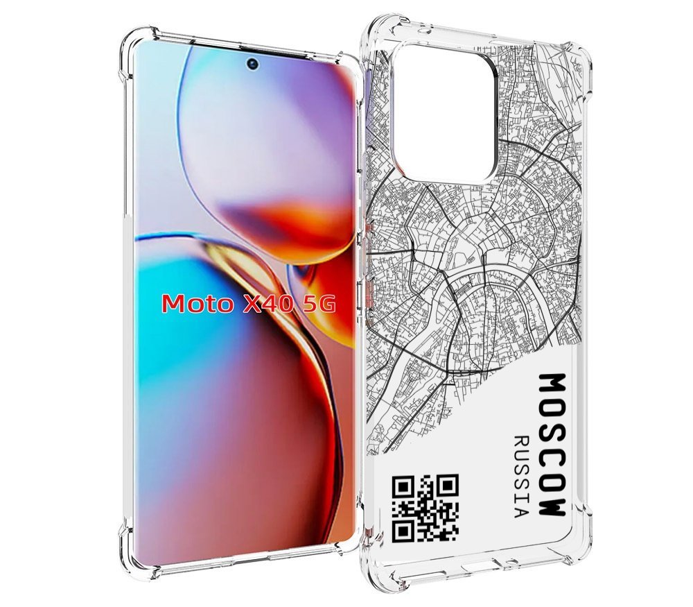 

Чехол MyPads схема-москва для Motorola Moto X40, Прозрачный, Tocco