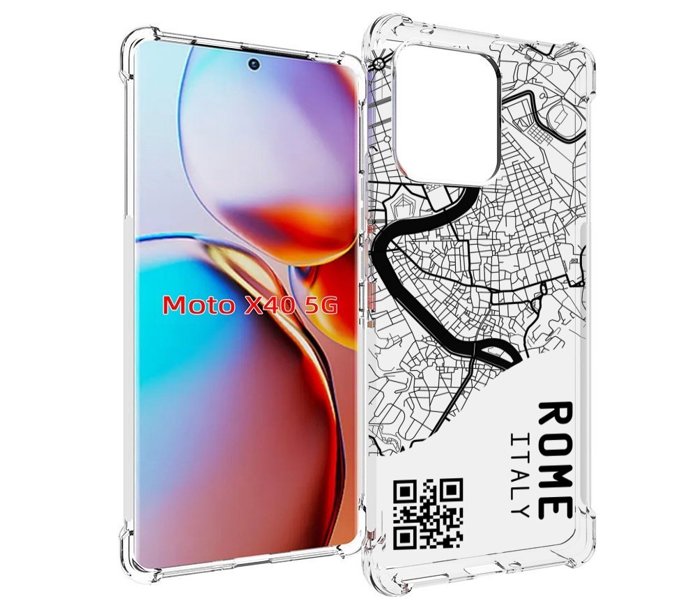

Чехол MyPads схема-рим для Motorola Moto X40, Прозрачный, Tocco