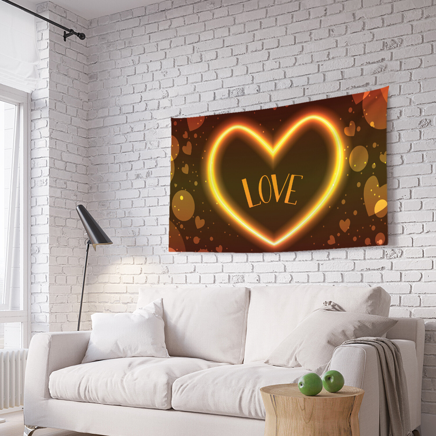

Горизонтальное фотопанно на стену JoyArty Love, из ткани, 150х200 см, Love