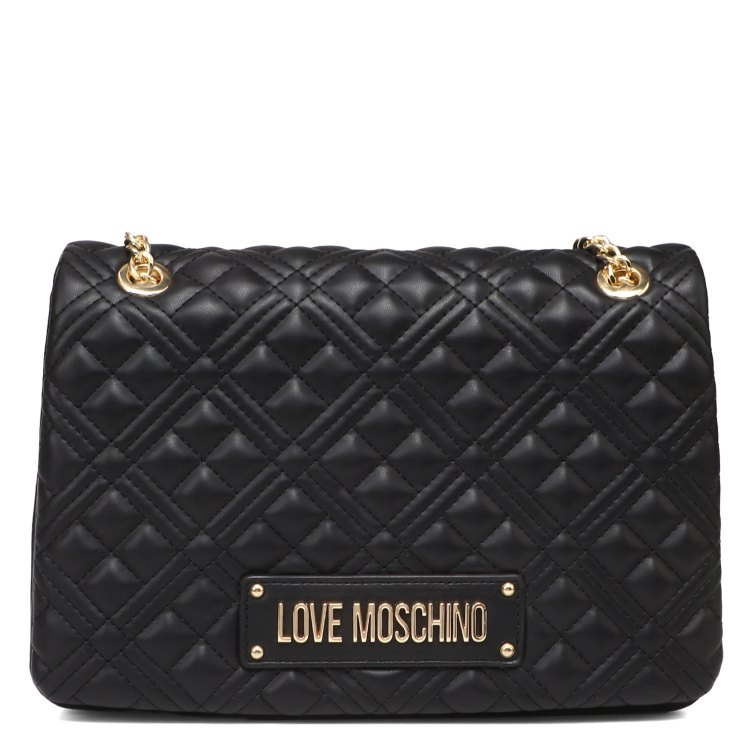 

Сумка кросс-боди женская Love Moschino JC4014PP SS24 черная, Черный, JC4014PP SS24