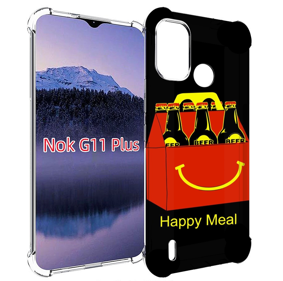 

Чехол MyPads Happy Meal для Nokia G11 Plus, Прозрачный, Tocco