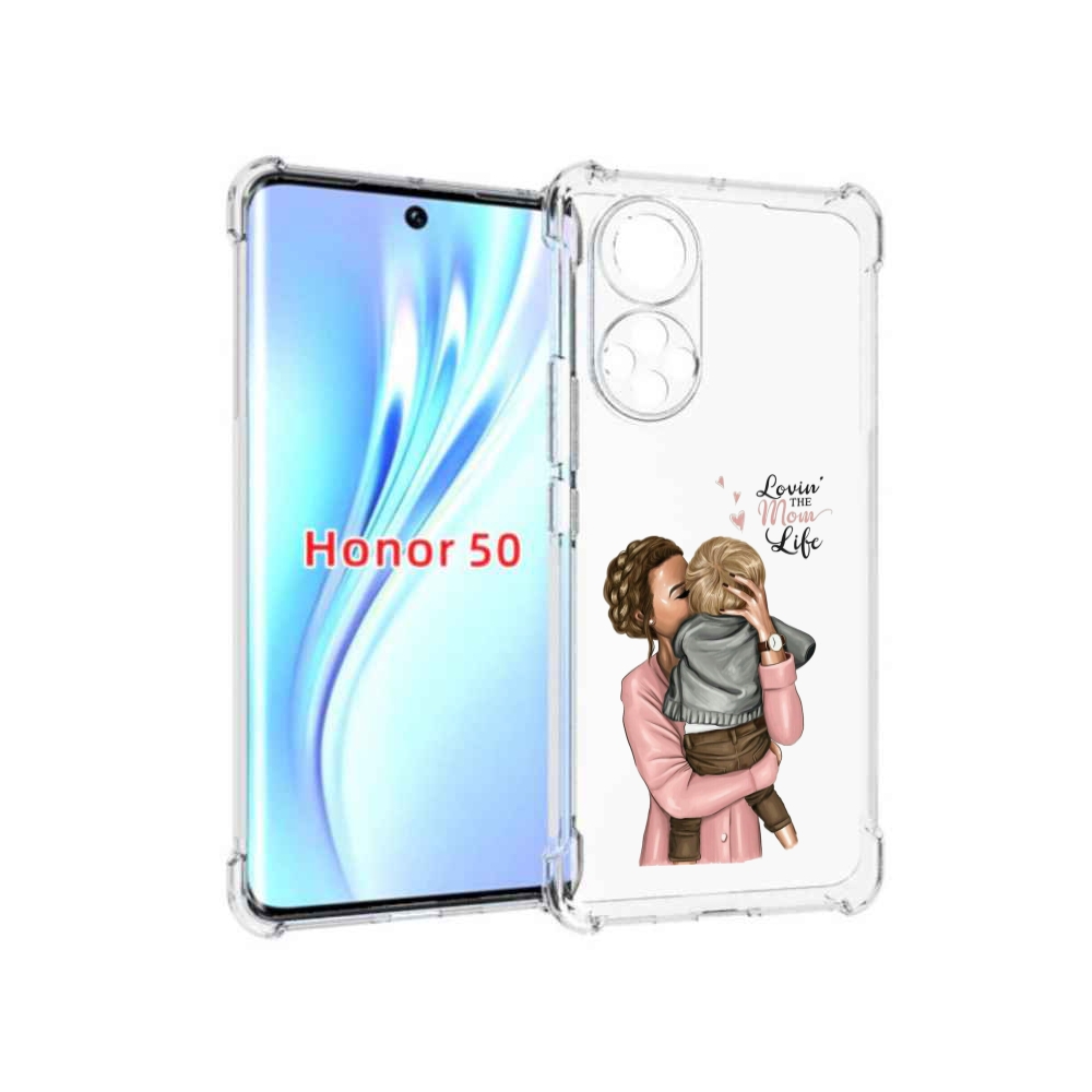 

Чехол бампер MyPads Любовь-мамы детский для Honor 50, Прозрачный, Tocco