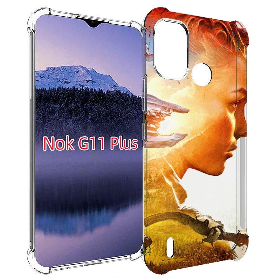 

Чехол MyPads Horizon Zero Dawn art для Nokia G11 Plus, Прозрачный, Tocco