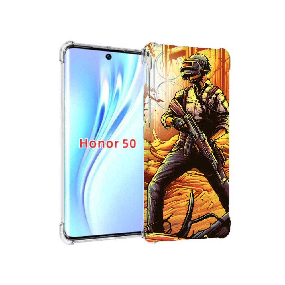

Чехол бампер MyPads Пабг для Honor 50, Прозрачный, Tocco