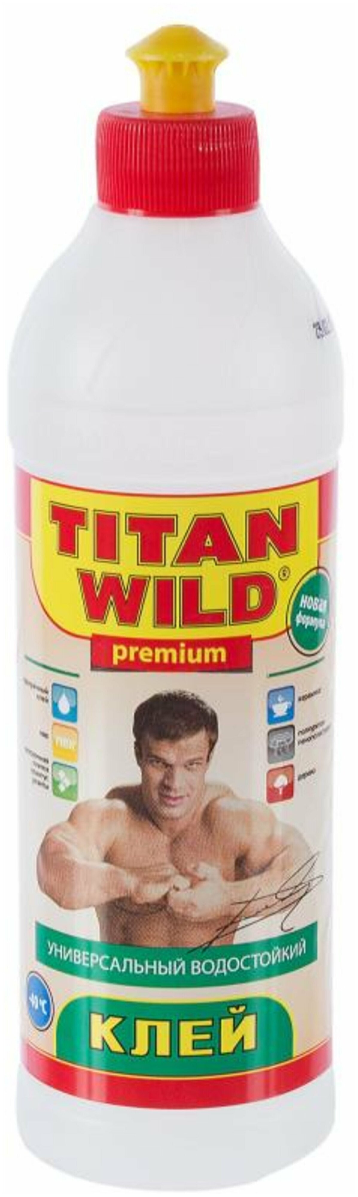 фото Клей полимерный универсальный titan wild, 500мл (титан)