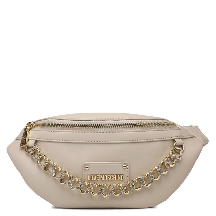 

Сумка поясная женская Love Moschino JC4123PP SS24 светло-бежевая, Бежевый, JC4123PP SS24