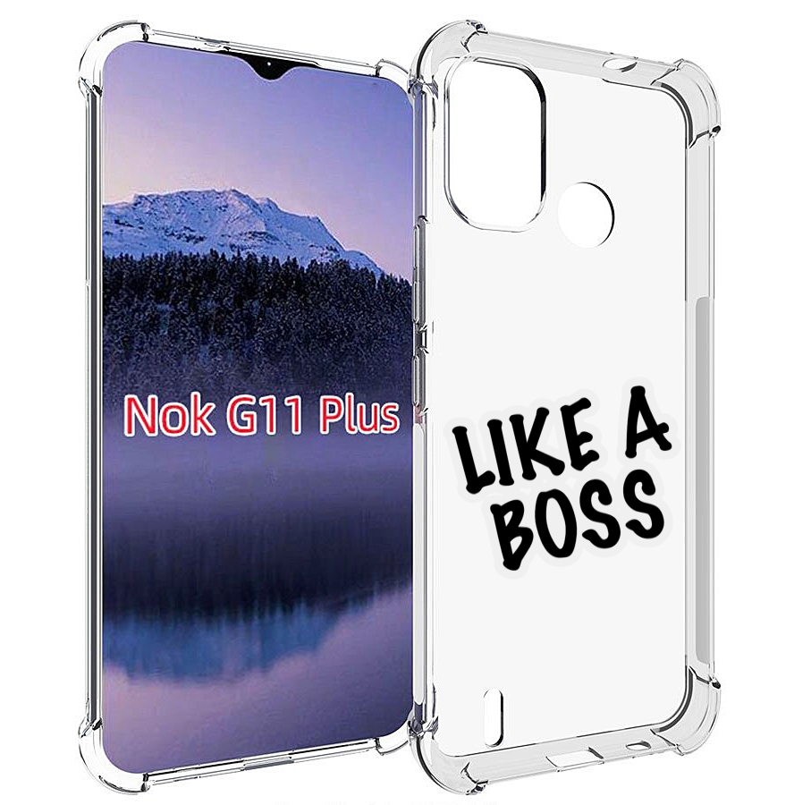 

Чехол MyPads Like-a-boss для Nokia G11 Plus, Прозрачный, Tocco
