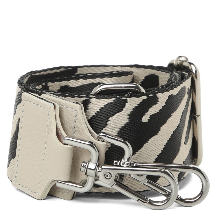 

Ремень для сумки женский Diva`s Bag A10212 бежево-белый, Белый;черный, A10212