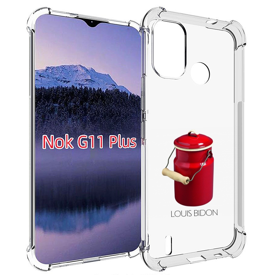 

Чехол MyPads Louis-bidon для Nokia G11 Plus, Прозрачный, Tocco