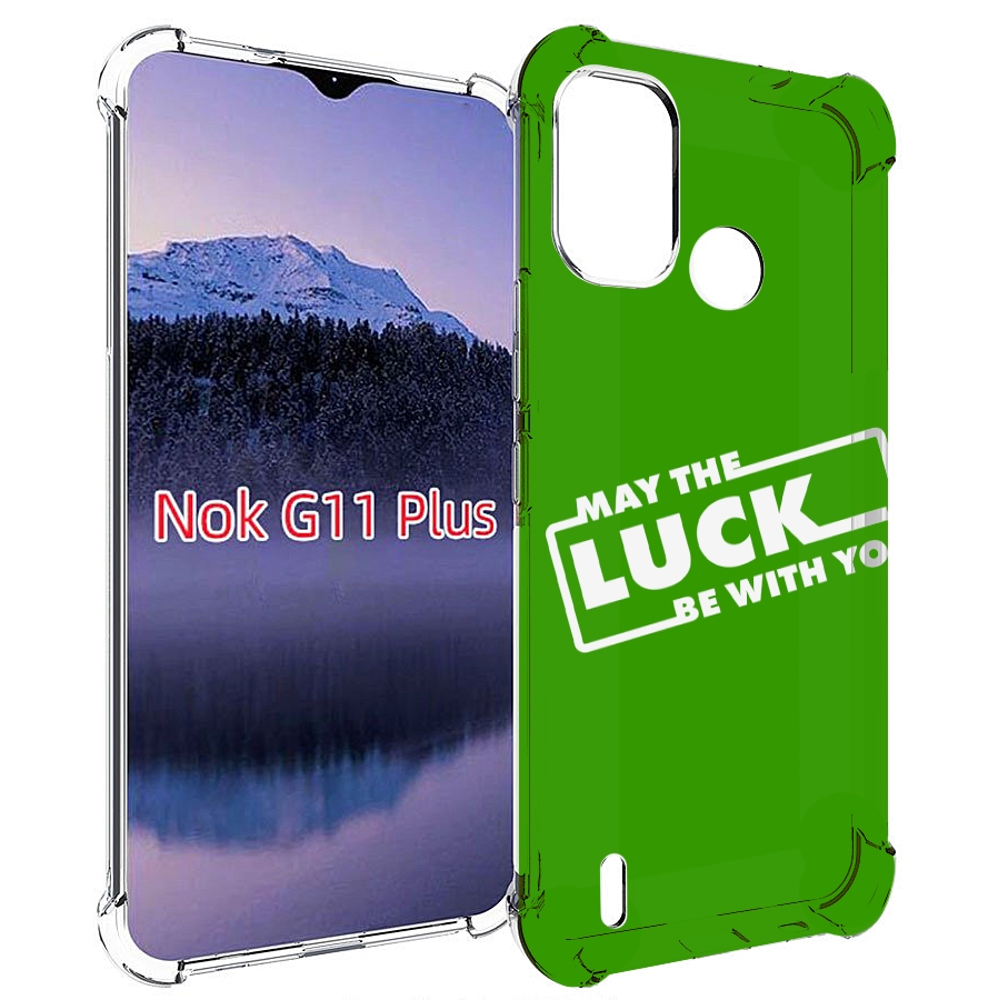 

Чехол MyPads Luck green для Nokia G11 Plus, Прозрачный, Tocco