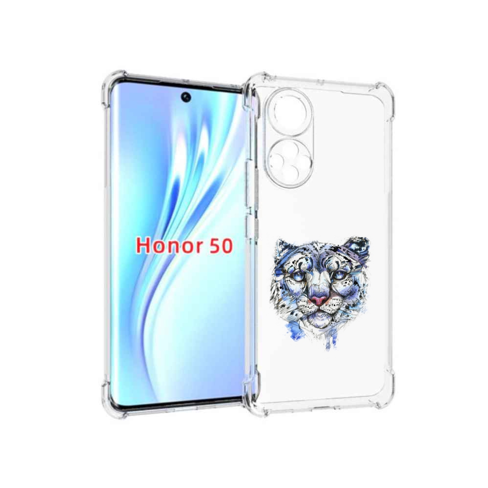 

Чехол бампер MyPads Тигр 4 для Honor 50, Прозрачный, Tocco