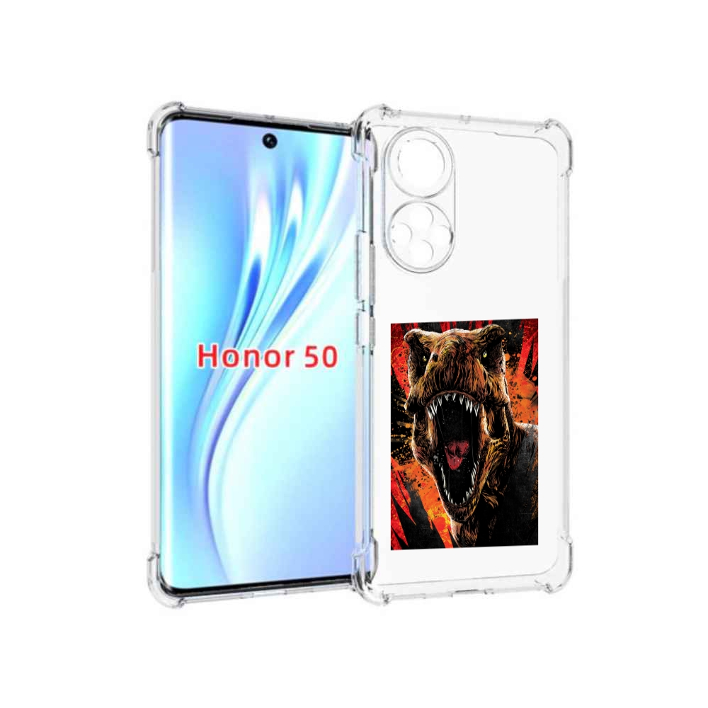 

Чехол бампер MyPads Тиранозавр для Honor 50, Прозрачный, Tocco