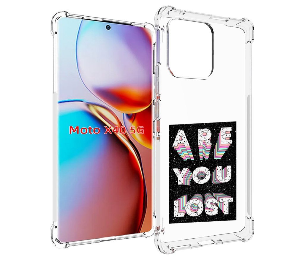 

Чехол MyPads ты пропал для Motorola Moto X40, Прозрачный, Tocco