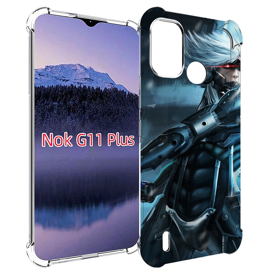 

Чехол MyPads Metal Gear Rising Revengeance для Nokia G11 Plus, Прозрачный, Tocco