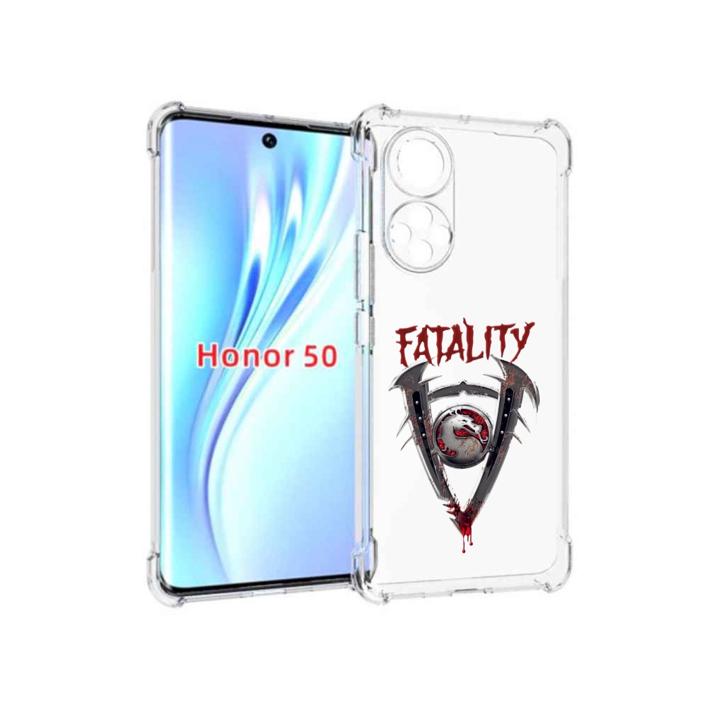 

Чехол бампер MyPads Фаталити мужской для Honor 50, Прозрачный, Tocco