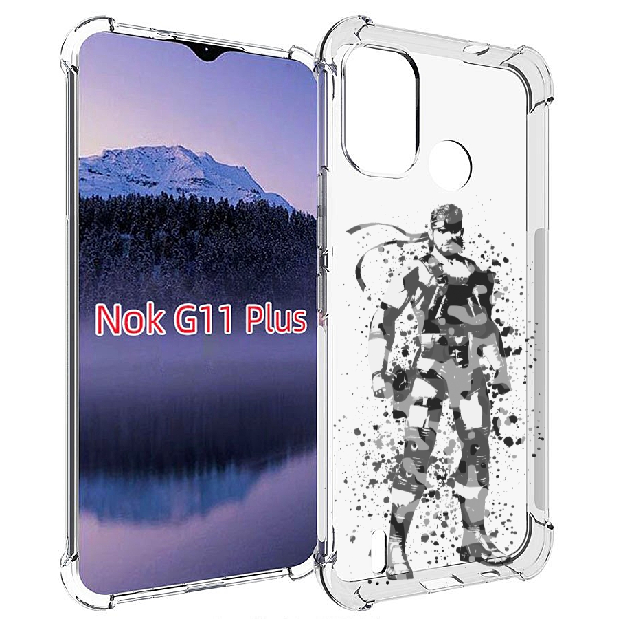 

Чехол MyPads Metal Gear Solid Snakes для Nokia G11 Plus, Прозрачный, Tocco