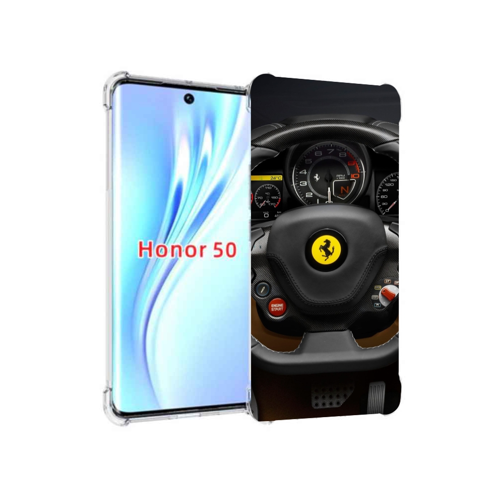 

Чехол бампер MyPads Ферарри для Honor 50, Прозрачный, Tocco