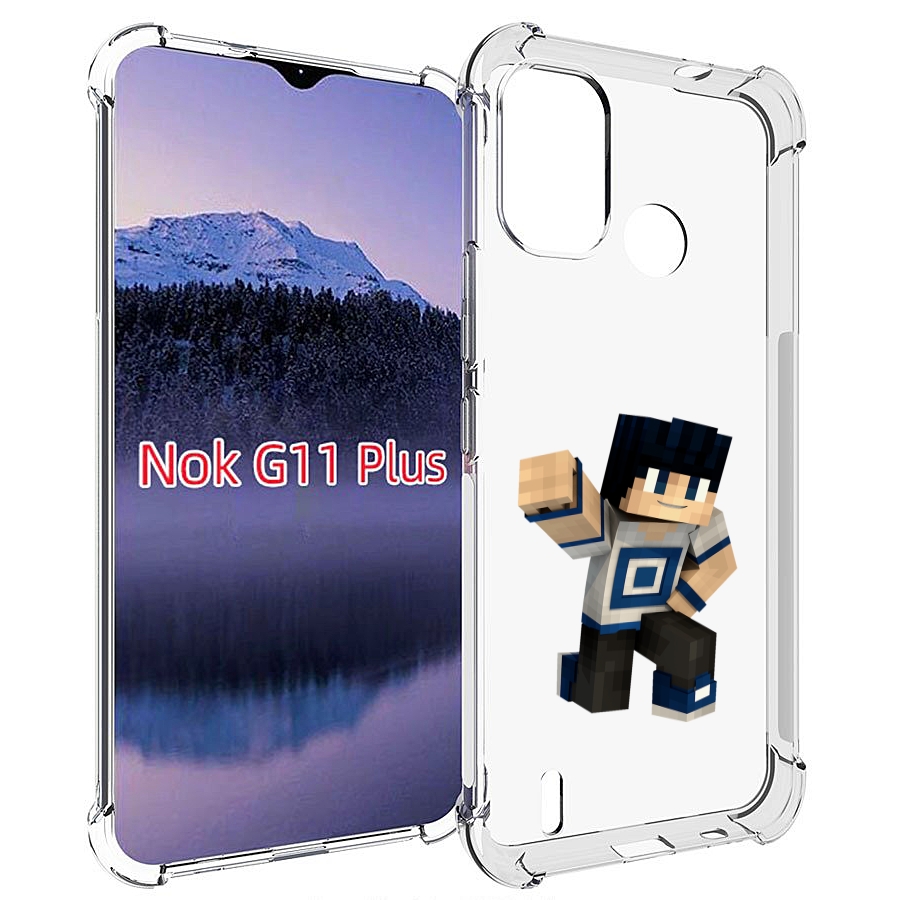

Чехол MyPads Minecraft-1 для Nokia G11 Plus, Прозрачный, Tocco