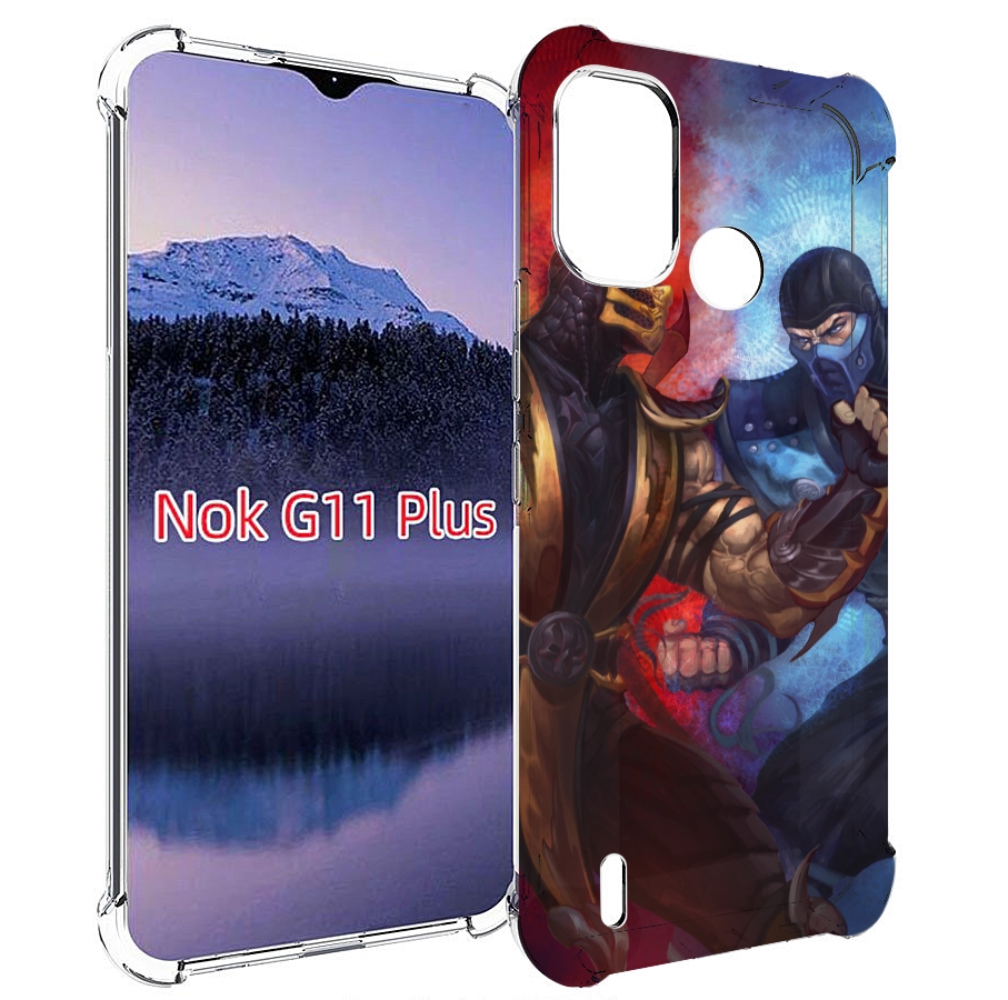 

Чехол MyPads Mortal Kombat art для Nokia G11 Plus, Прозрачный, Tocco