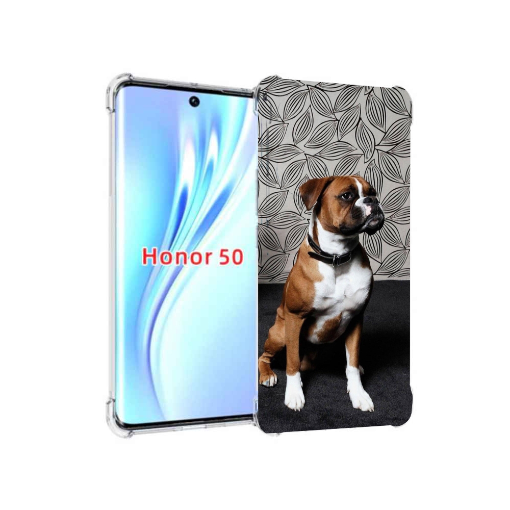 

Чехол бампер MyPads боксер собака для Honor 50, Прозрачный, Tocco