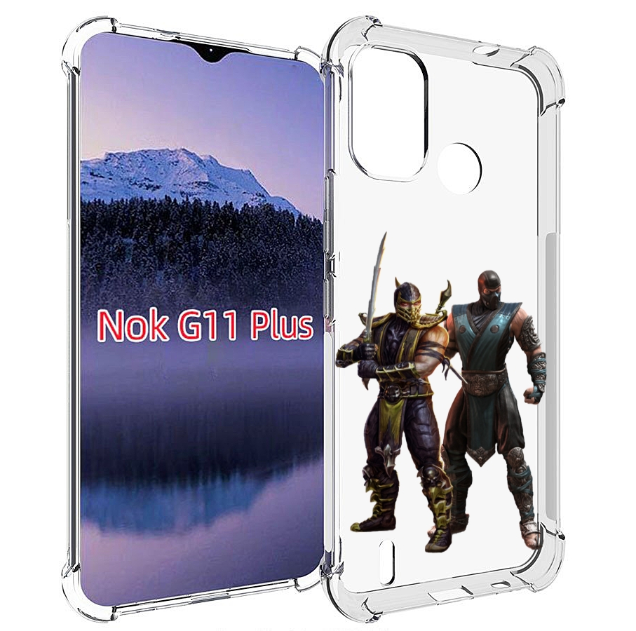 

Чехол MyPads Mortal-Kombat-1 для Nokia G11 Plus, Прозрачный, Tocco