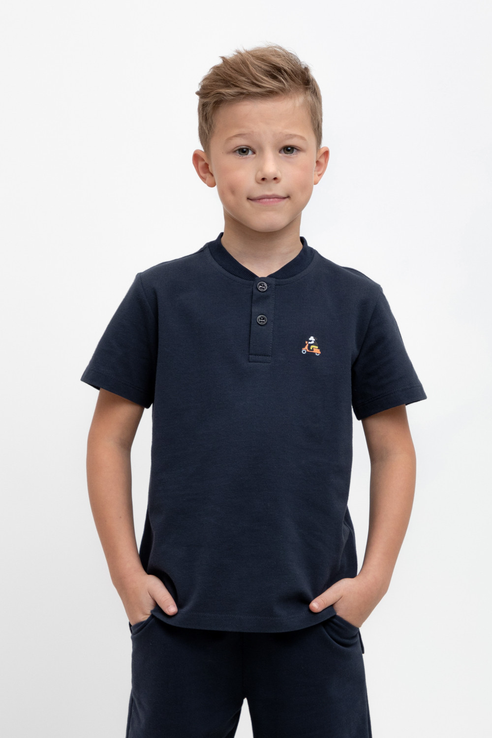 

Футболка детская CROCKID М 3738 КР 302405, индиго, 146, Синий, М 3738