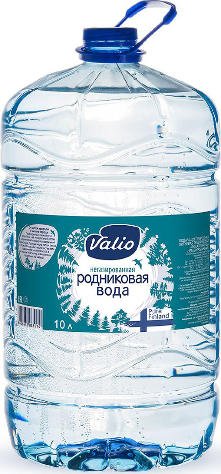 

Вода питьевая родниковая Valio / Валио негазированная Пэт (10л* 1шт)