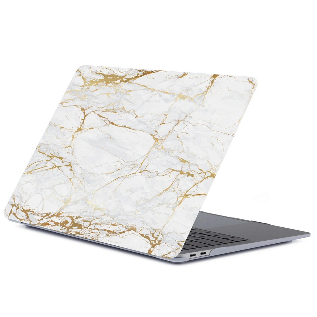 фото Накладка для ноутбука apple macbook pro 16" 2019 a2141 white marble nobrand