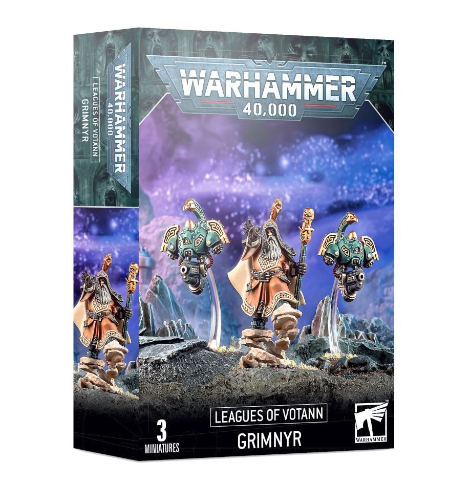 Миниатюры для настольной игры Games Workshop Warhammer 40000 Leagues of Votann Grimnyr аэрозольная грунтовка games workshop citadel для миниатюр wraithbone spray 62 33 400 мл