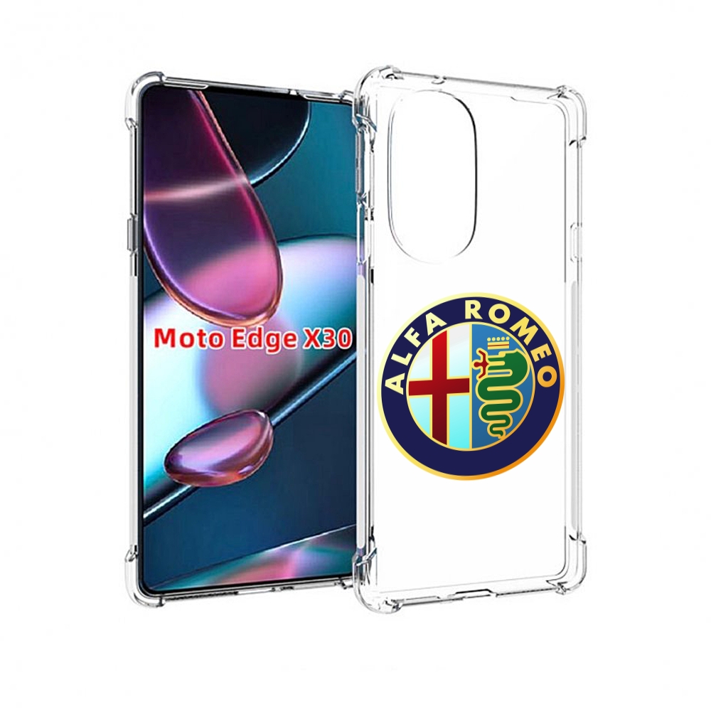 

Чехол MyPads альфа-ромео-2 мужской для Motorola Moto Edge X30, Прозрачный, Tocco