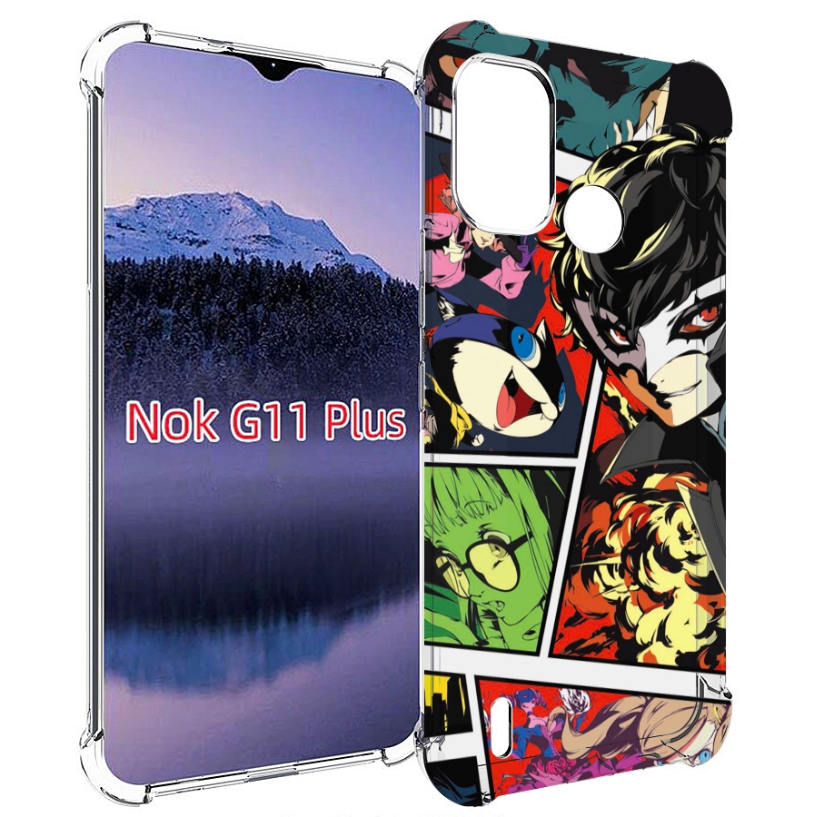 

Чехол MyPads Persona 5 art для Nokia G11 Plus, Прозрачный, Tocco
