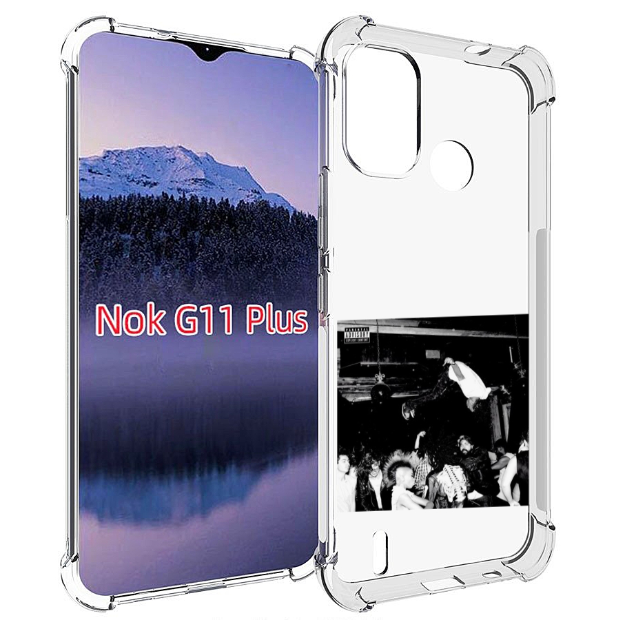 

Чехол MyPads Playboi Carti - Die Lit для Nokia G11 Plus, Прозрачный, Tocco