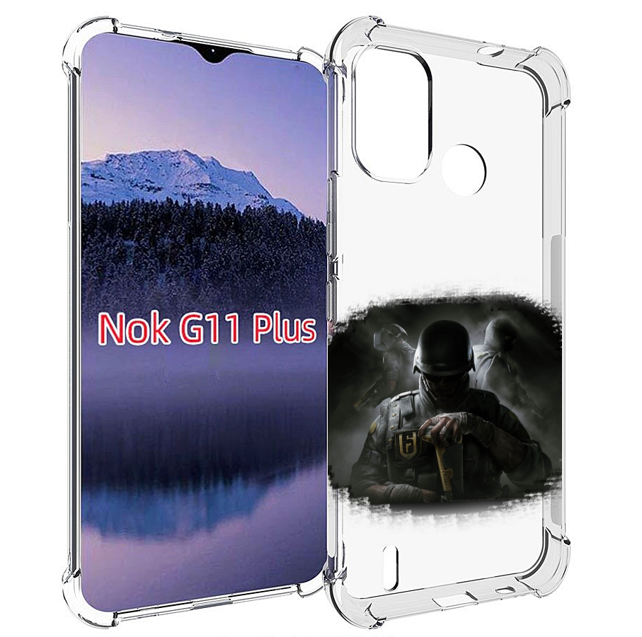

Чехол MyPads Rainbow Six Siege для Nokia G11 Plus, Прозрачный, Tocco