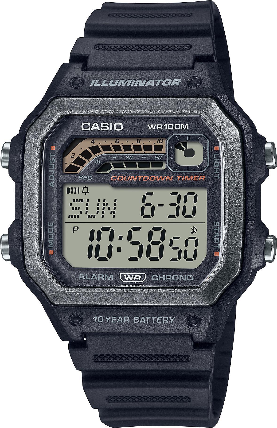 

Наручные часы мужские Casio WS-1600H-1A, WS-1600H-1A