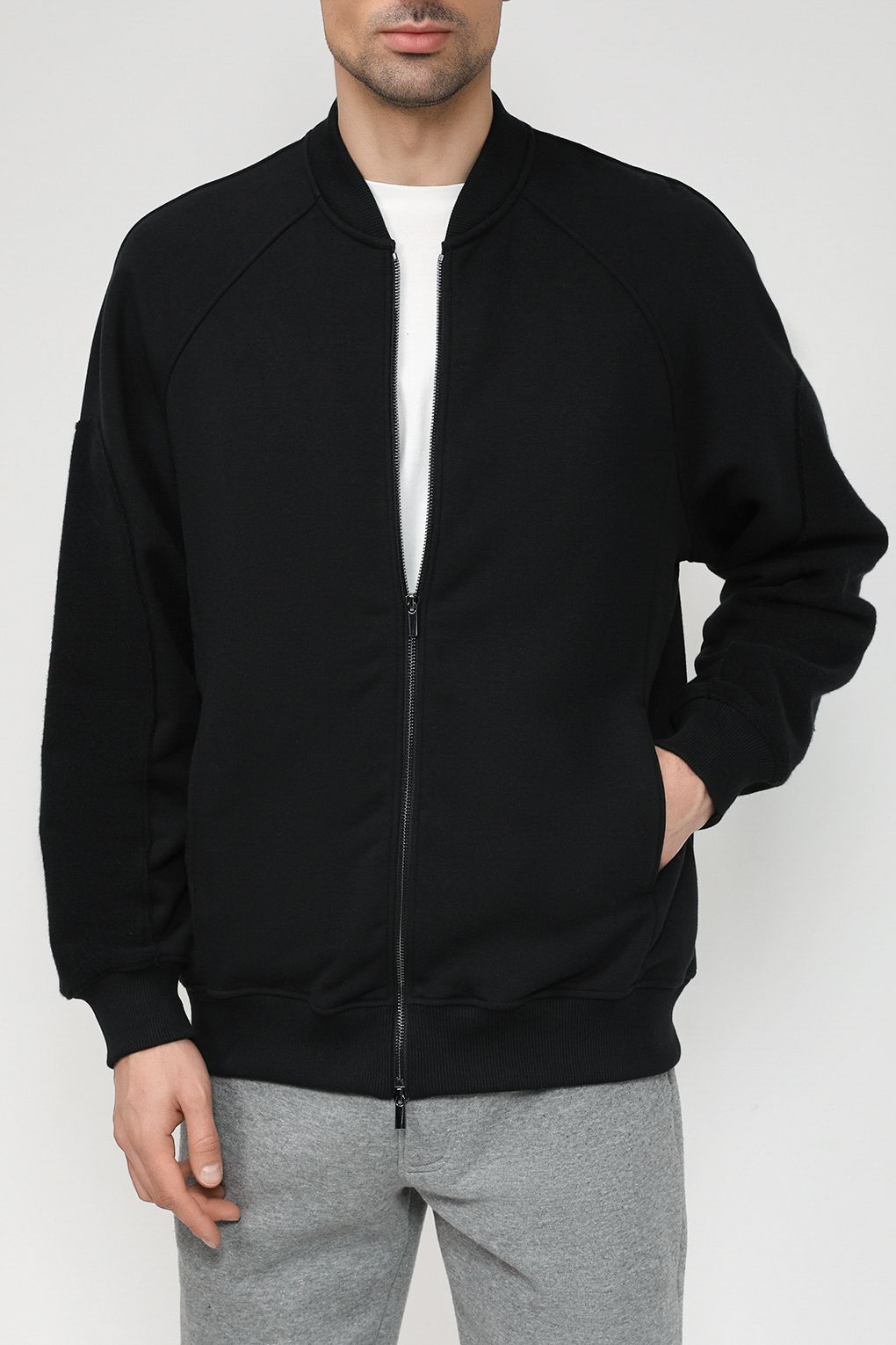 

Толстовка мужская MARCO DI RADI MDR230911284 черная 2XL, Черный, MDR230911284