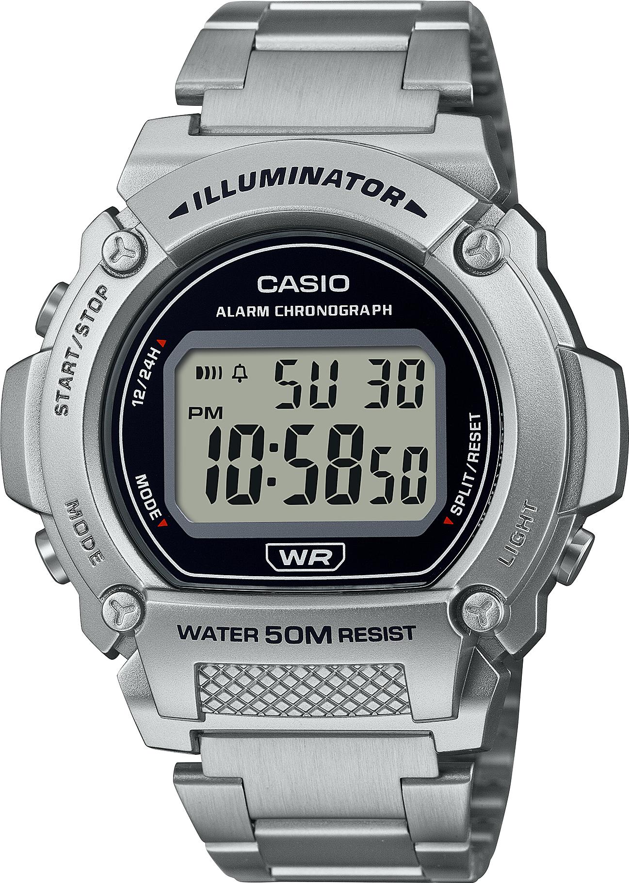 

Наручные часы мужские Casio W-219HD-1A, W-219HD-1A