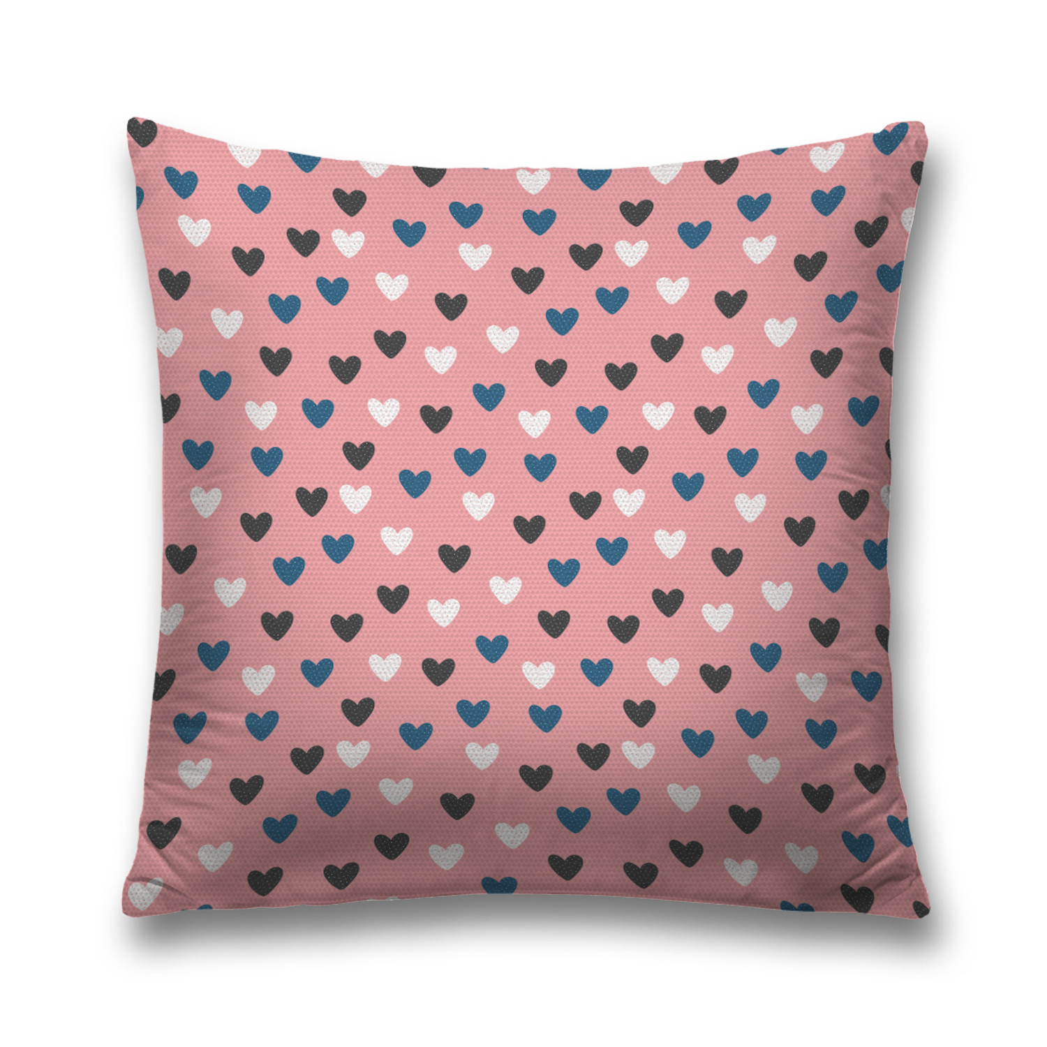 

Наволочка декоративная JoyArty "Ванильные сердца" чехол на молнии 45х45 см, Розовый, Ванильные сердца