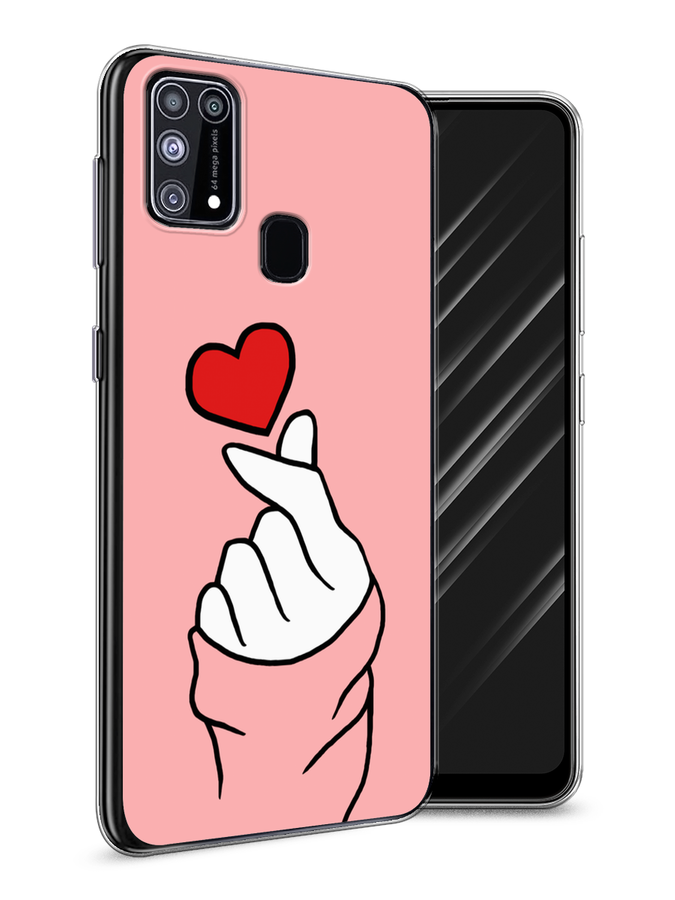 

Чехол Awog на Samsung Galaxy M31 / Самсунг M31 "Милое сердечко", Разноцветный, 2100750-7