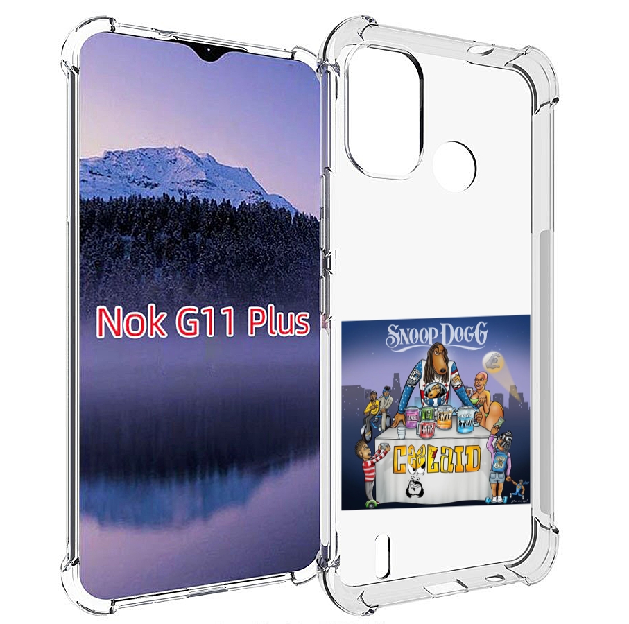 

Чехол MyPads Snoop Dogg COOLAID для Nokia G11 Plus, Прозрачный, Tocco