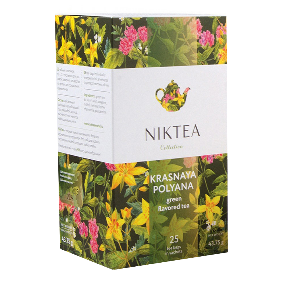 

Чай травяной Niktea Красная Поляна в пакетиках 2 г х 25 шт