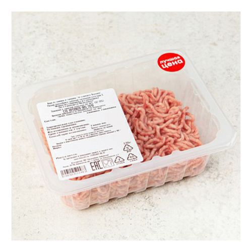 

Фарш свино-говяжий по стандарту ВкусВилл охлажденный 360 г